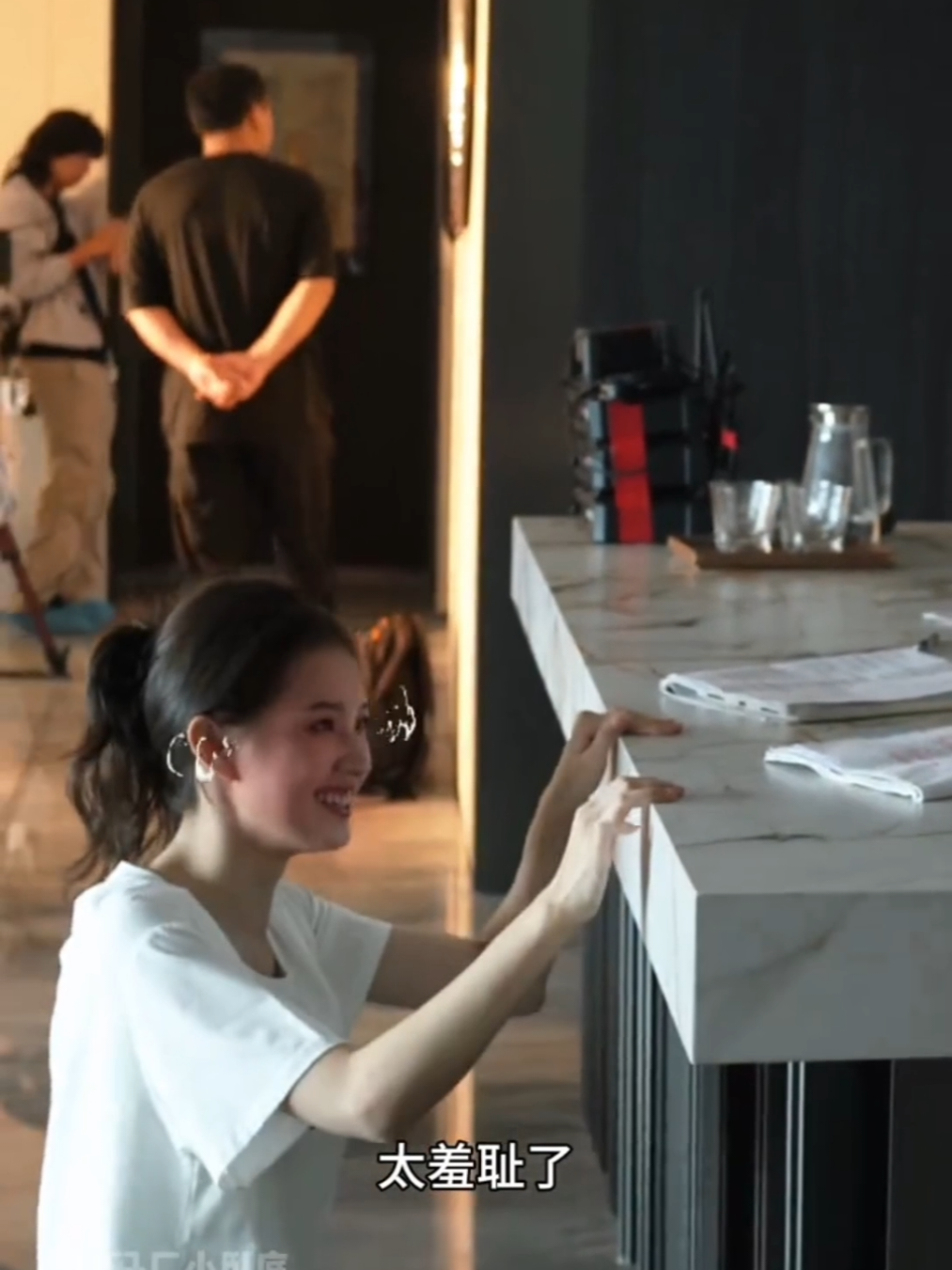 Yuxin was so shy🤭 #guoyuxin郭宇欣 #liuxiaoxu刘萧旭 #fyp 