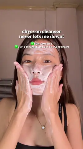 this cleanser never lets me down!  #Chyevon #Chyevonph #salicylicacid #Chyevoncleanser #skincare 