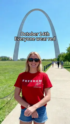 Wear red on October 14th #comfortcolors #shirt #charliekirk #usa🇺🇸 #redoctober 
