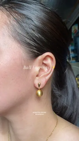 Gold supremacy! ✨ #ballearrings #earringslovers #womenearrings #goldearrings #earrings 