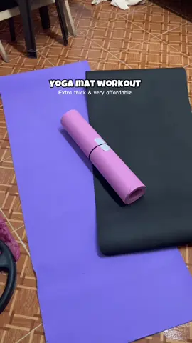 For only 100+ may yoga mat kana na matibay! 🧘‍♀️🧘‍♂️🤌 #yogamat #workoutfromhome #workoutfromhome 