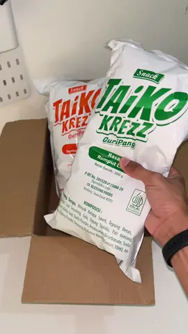 Taiko Krezz rumput laut dan sambal daun jeruk #taikonew #snackgurih #dilidilishop 