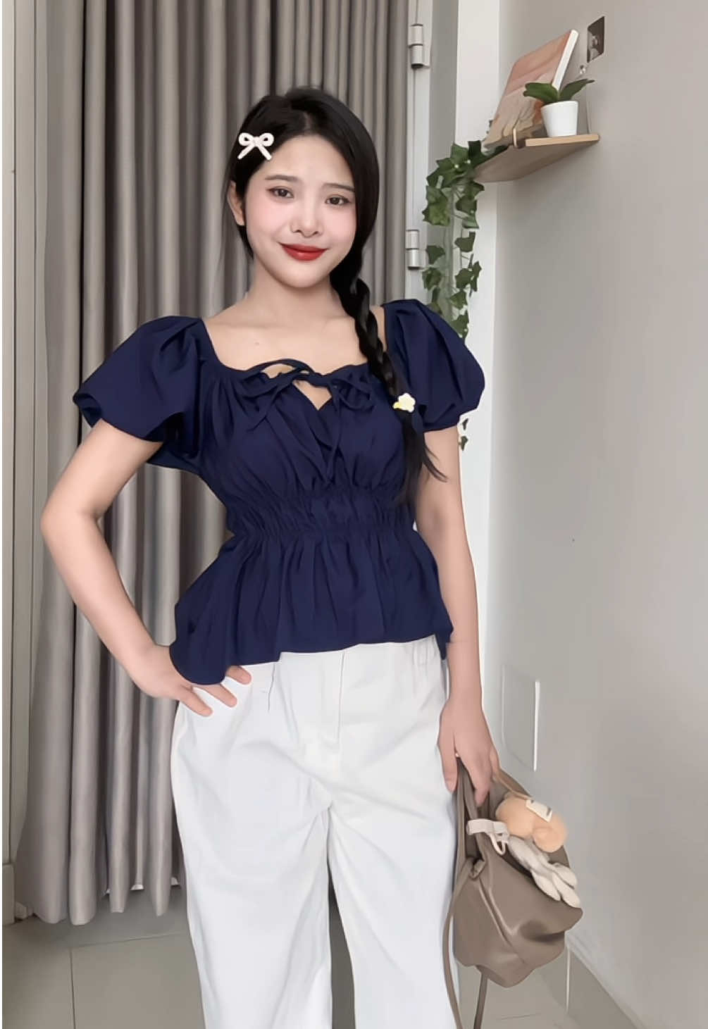 Pé này mặc đi học hay đi chơi đều xinh xỉu👏🏻💞💖✨💕😍 #xuhuong #fashion #OOTD 