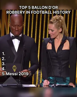 Top 5 ballon d’or robbery of all time💰🤑#ballondor #robbery #dembele #messi #goviral 