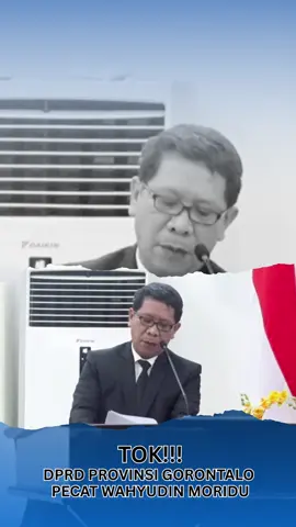 TOK!!! DPRD PROVINSI GORONTALO PECAT WAHYUDIN MORIDU.  Keputusan ini tertuang dalam Surat Keputusan Badan Kehormatan (BK) DPRD Provinsi Gorontalo Nomor 1 Tahun 2025.  #dprdprovinsigorontalo  #badankehormatandpd  #sidangkodeetikdprd  #pemecatan  #wahyudinmoridu 
