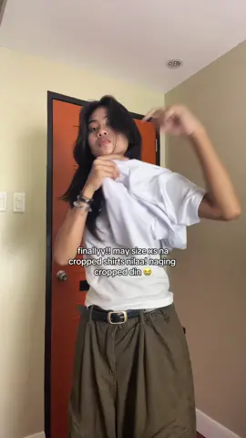 finally!! nagmukha ring cropped HHAAHAHAHA #croppedshirt #cropshirt #cropped #croppedshirtformen #croppedshirtforwomen 