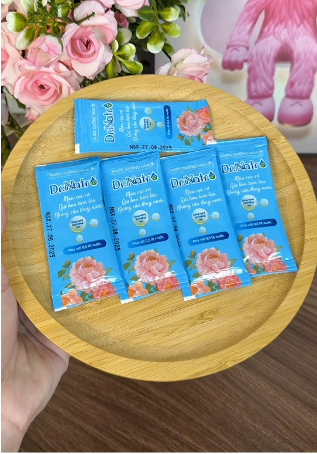 Nước dưỡng hoa cao cấp Dr.Natro giúp hoa tươi lâu bền đẹp. #xuhuong #xuhuongtiktok #emhuyensansale #nuocduonghoa #nuocduonghoadrnatro 