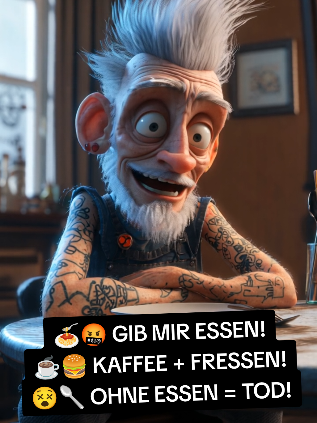 Mittag, Leute… 🤬🍝 Alle mampfen fein Pizza & Pasta – und ich? Nur Kaffee! ☕️ Drückt Herz ❤️, schreibt in die Kommentare: WAS frisst ihr heute?! 😏🔥 #ZieglerDigital #CoffeeHumor #Mittagspause #FYP #laughtok 