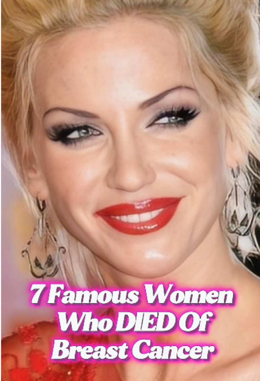 7 famous women who died of breast  cancer #tiktok #fyp #trendingvideo #america #usaus 