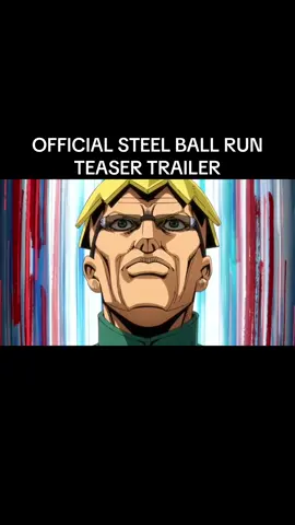 Steel ball run teaser trailer was releaaed!  #steelballrun #sbr #jjba #jojosbizarreadventure #manga