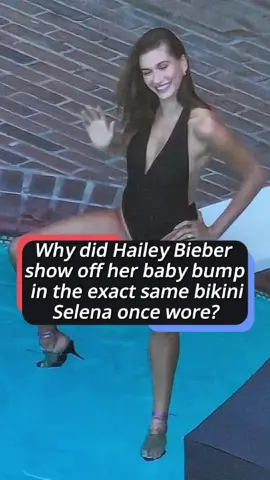 Why did Hailey Bieber show off her baby bump in the exact same bikini Selena once wore?No one realizes Justin’s three strange moves completely broke her composure.#celebrity #foryou #celebrities #usa #us #haileybieber #justinbieber #selenagomez 