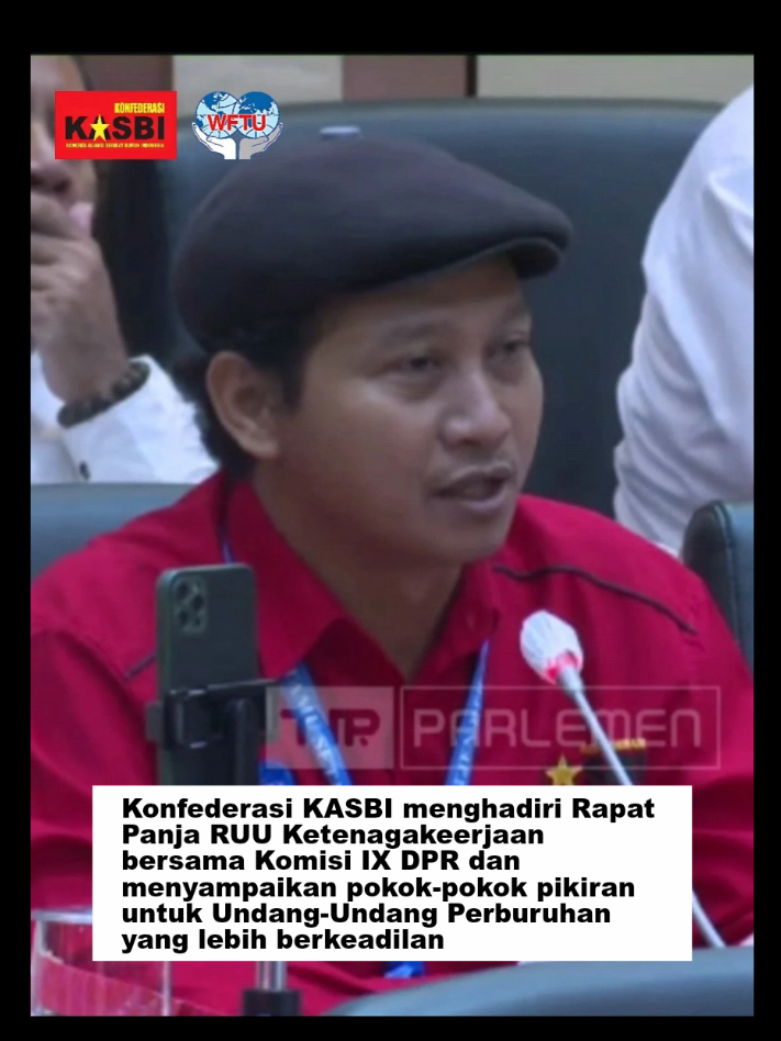 Penyusunan RUU Ketenagakerjaan baru yang terpisah dari UU Cipta Kerja sebagaimana diamanatkan oleh Putusan MK No. 168 tahun 2023 haruslah dipandang sebagai upaya untuk mewujudkan tuntutan dan desakan dari gerakan buruh Indonesia dalam belasan tahun terakhir dalam memperjuangkan kesejahteraan dan kehidupan layak bagi seluruh rakyat Indonesia. 

Konfederasi KASBI juga memandang bahwa penyusunan RUU Ketenagakerjaan haruslah didasarkan pada pemenuhan upah layak, kerja layak dan hidup layak bagi kaum buruh Indonesia sebagai landasan dasar pembangunan industri nasional Indonesia.  Konfederasi KASBI memiliki beberapa pokok-pikiran yang disampaikan oleh Ketua Umum Sunarno dalam Rapat Panja RUU Ketenagakerjaan bersama Komisi IX DPR pada hari Selasa, 23 September 2025 di DPR sebagai langkah dalam perbaikan Undang-Undang Perburuhan yang lebih berkeadilan. #kasbi  #mudaberanimilitan  #ruuketenagakerjaan 