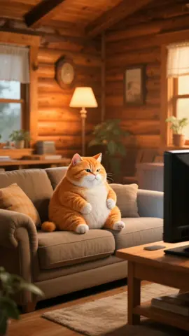 Orange cat is competing in the robot contest. #cutecat  #cartoon #funnyvideos #aiart #kucing 