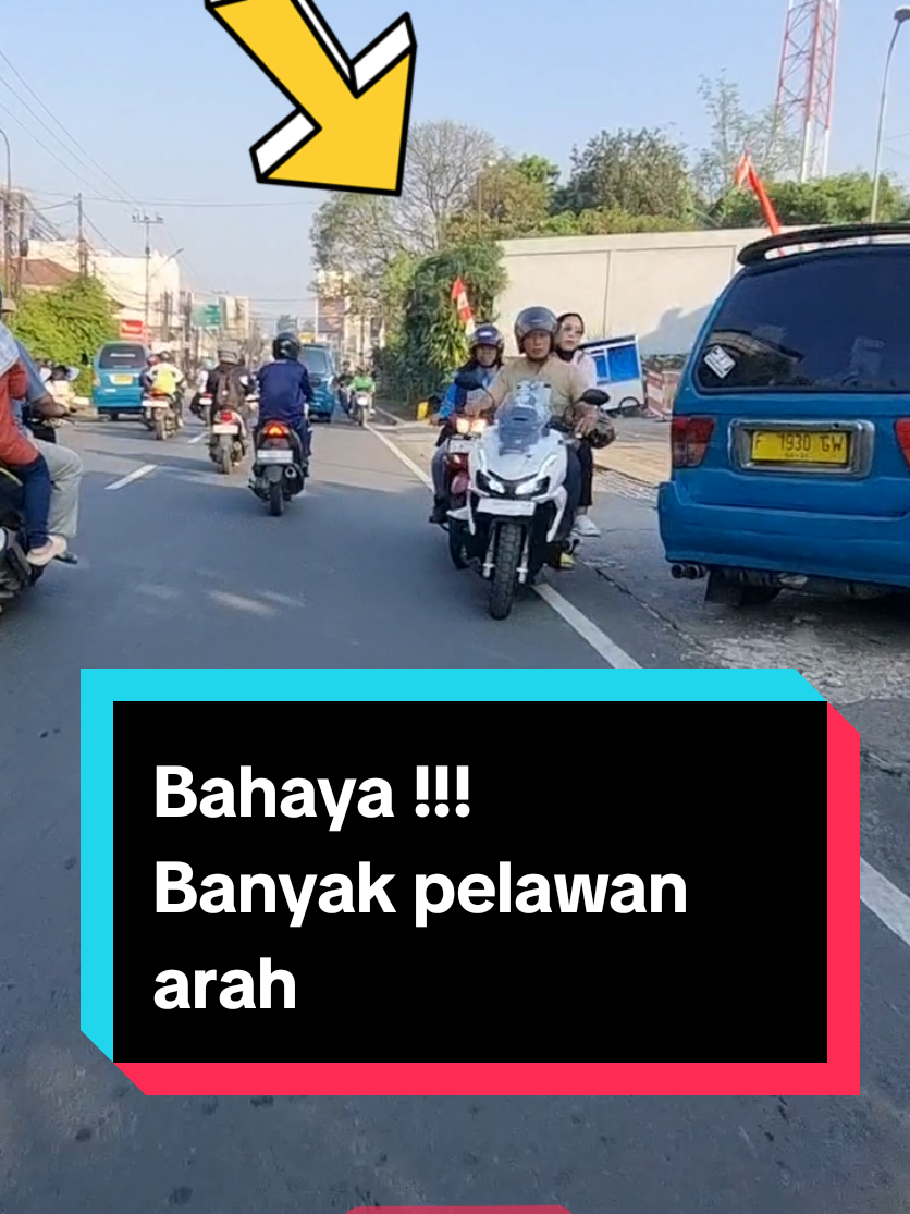 Banyaknya pengendara motor yg melawan arah, membahayakan pengendara lain #ssa #dishubkabbogor #dishub #kabupatenbogor 