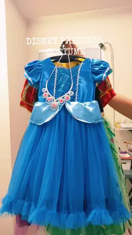 DISNEY PRINCESS DRESS COSTUME 😍😍😍 #disneyprincess #princess #disneyprincesscostume  #costumeideas #kidscostume 