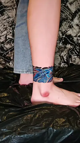 Hình xăm vòng chân cá chép #xuhuong #xamhinhbinhtan #xamhinhbinhchanh #nhatcotattoo #hinhxamvongchan 