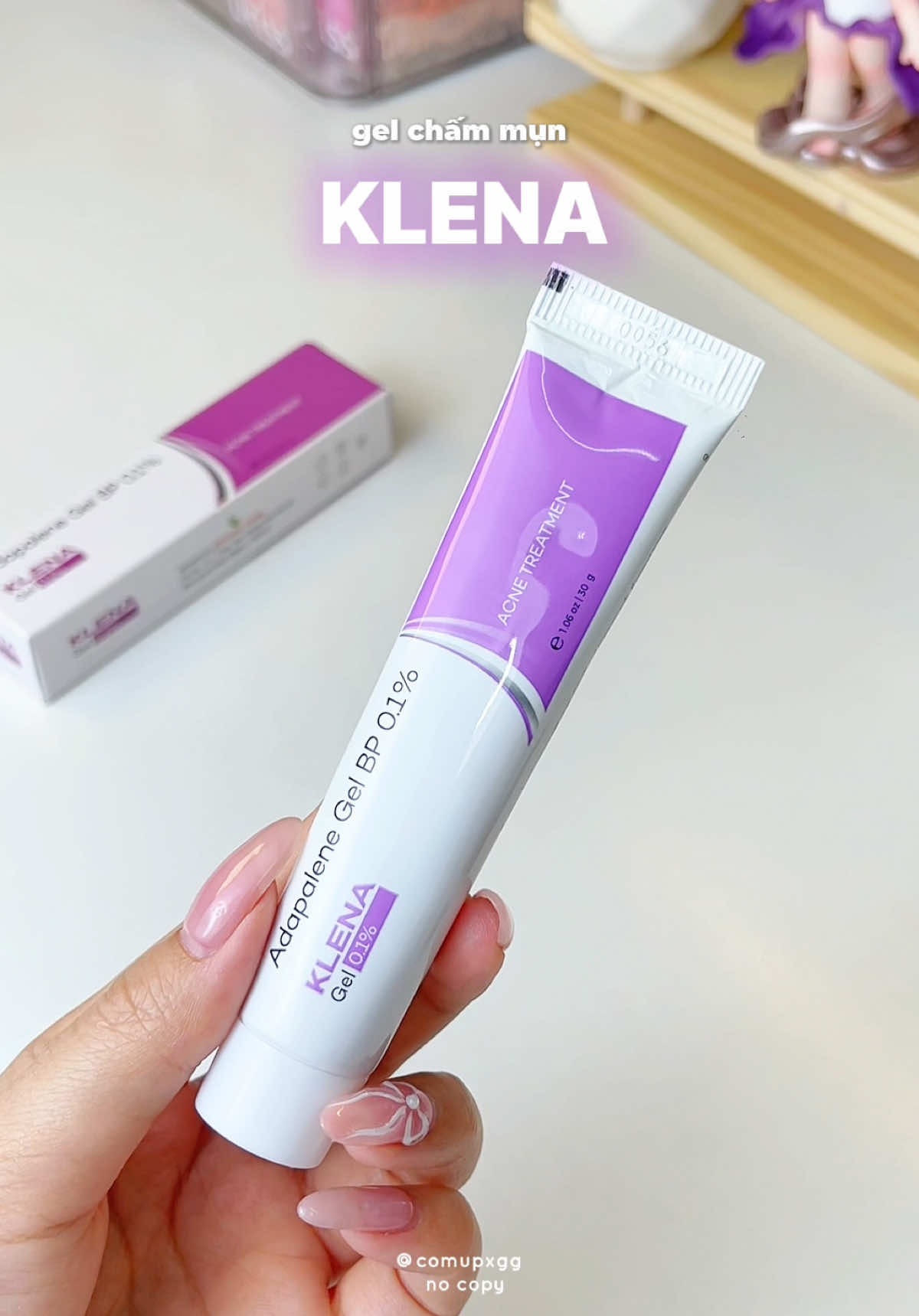 tuýp gel thoa mụn chân ái của tui nè #klenaforte #kemmun #mụn  #chamsocdamun #thaothichriviu 