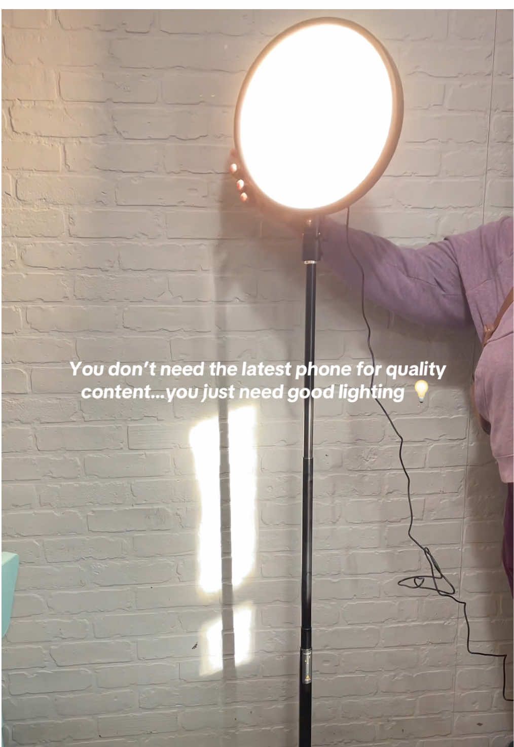 Good lighting does the job every time #ringlight #ringlighttripod #tripodstand #tiktokshopfalldealsforyou 