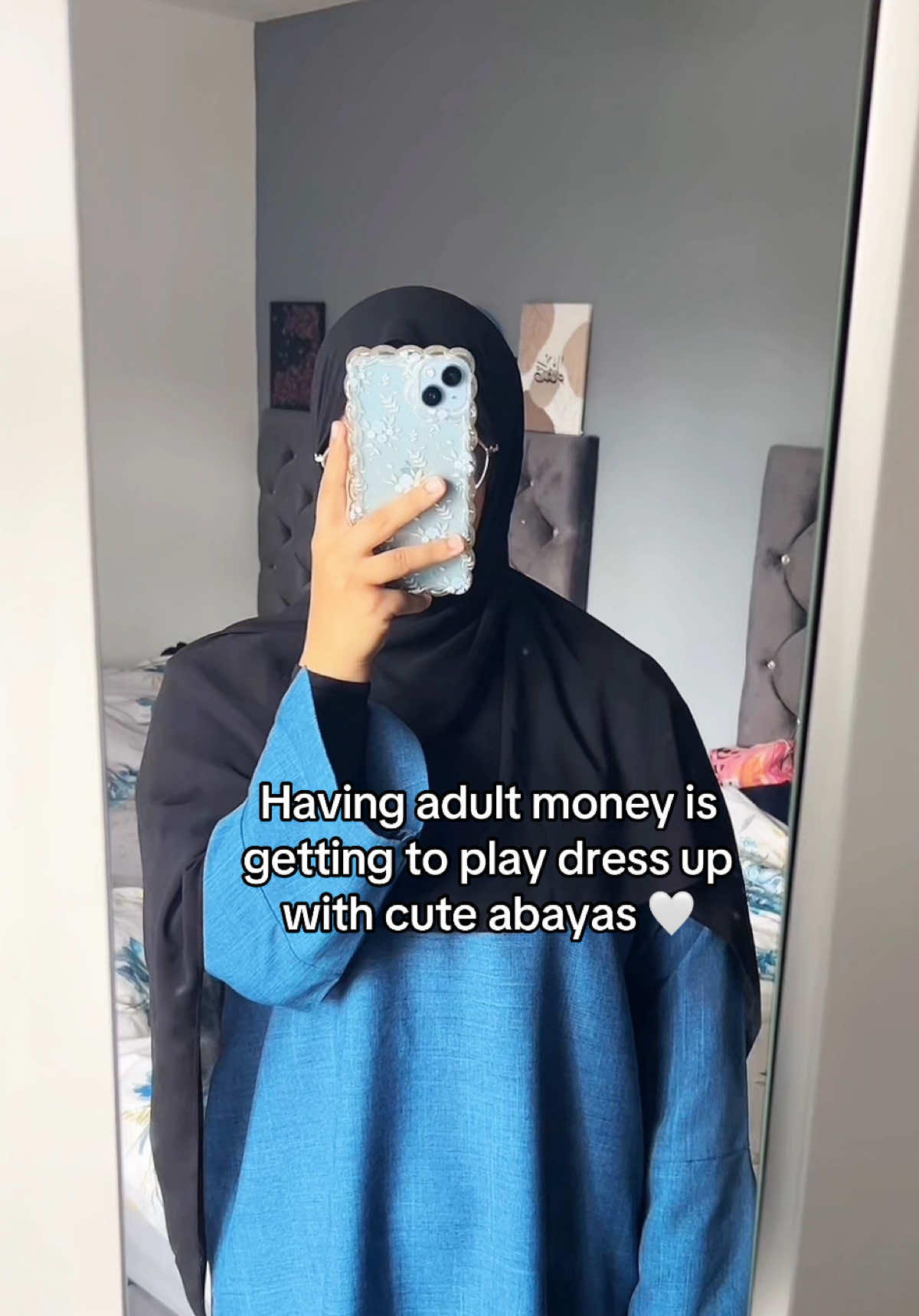 The perfect everyday abaya AND IT HAS POCKETS!! Perfect for both hot and cold seasons 🤭 @modest angel  . #abayafashion #modestoutfits #WhatsForYou #hijabitiktok #autumnoutfits 