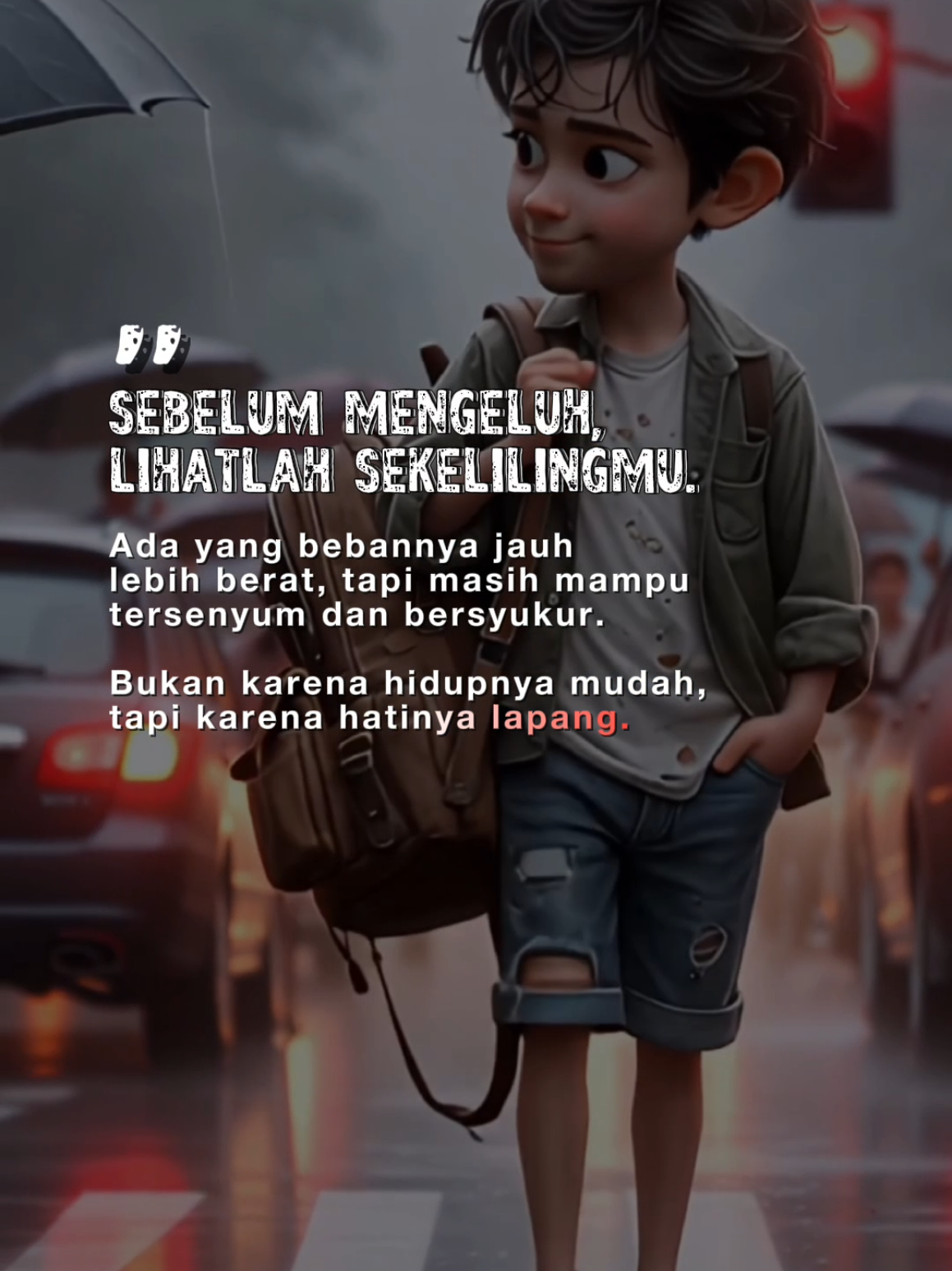 Sebelum mengeluh lihatlah sekelilingmu