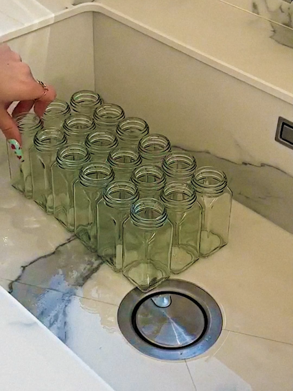 ASMR Kitchen Cabinets & Drawer Refresh 🗄️🗄️🗄️ #asmr #drawer #organizing #cabinet #cabinetrestock 