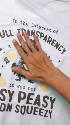 It was not easy peasy lemon squeezy#easypeasy #lemon #raccoon #comfortcolors #fypage  