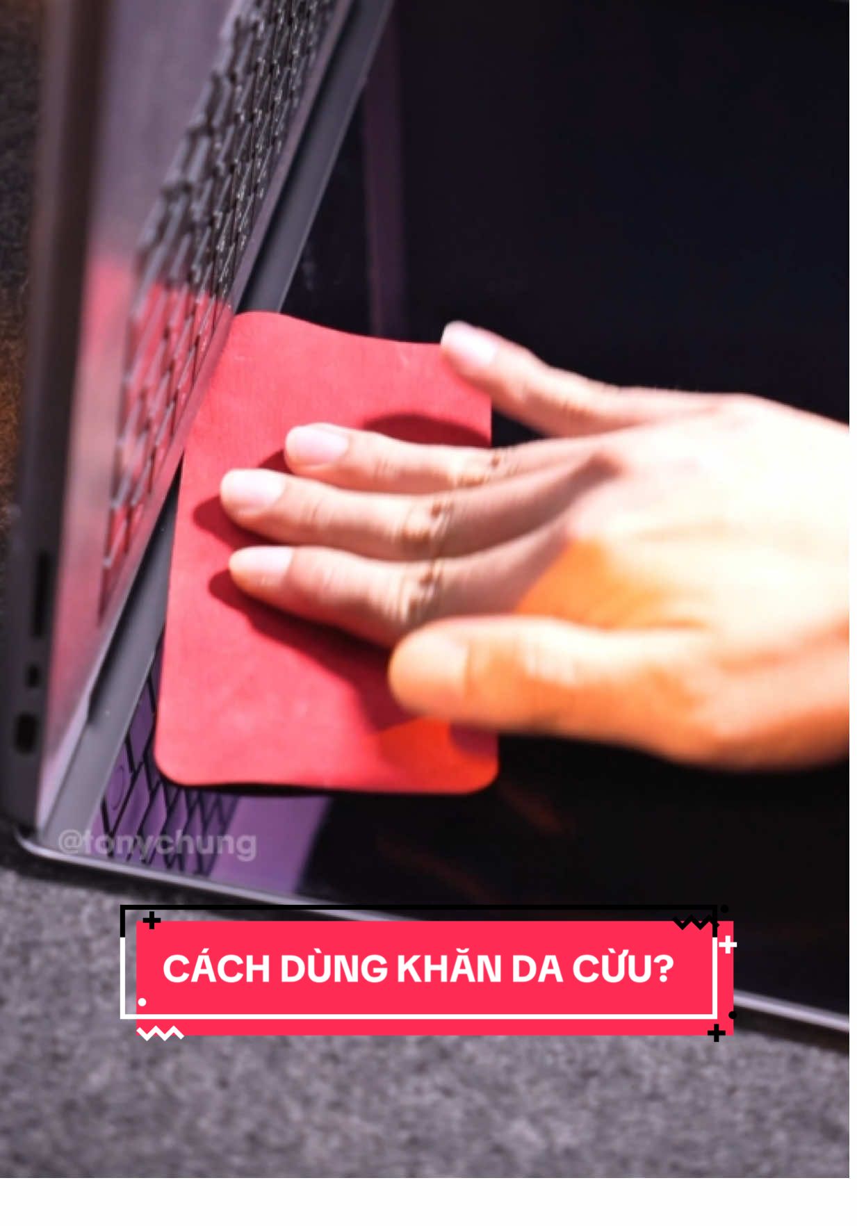 Mua khăn da cừu về mà lau không thấy sạch thì mọi người xem mình đã dùng đúng cách chưa nhé #LearnOnTikTok #tonychung 