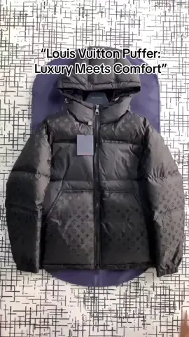 “Unveil the perfect fusion of comfort and luxury with the Louis Vuitton puffer jacket. Made to keep you warm, yet stylish, this iconic piece features the signature LV monogram and a sleek, timeless design. Which color would you rock this winter: classic black or bold navy? 🖤💙” #LouisVuitton #PufferJacket #LuxuryWinterWear #MonogramStyle #LVJacket    