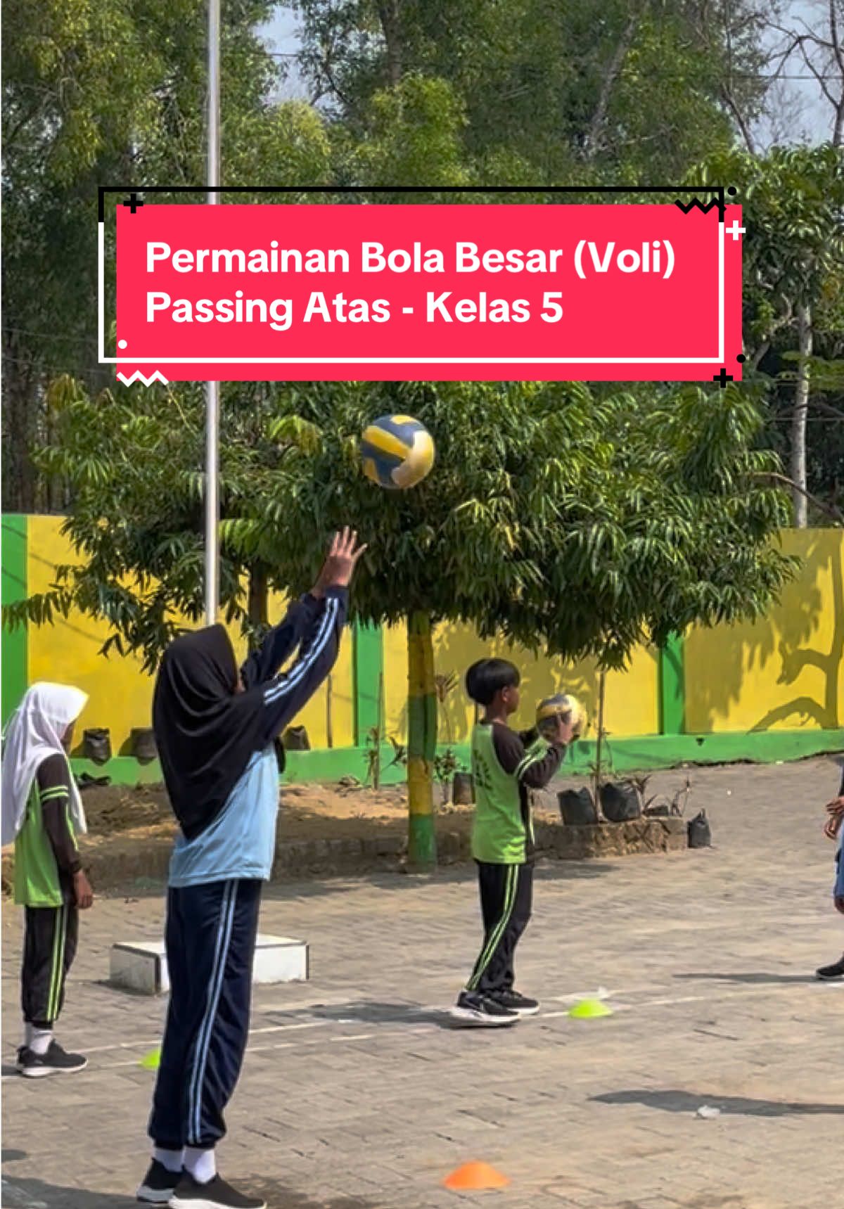 Permainan Bola Besar (Voli) Passing Atas - Kelas 5 SD. #masukberanda #permainanbolavoli #passingatas #voliasik #voliindonesia 
