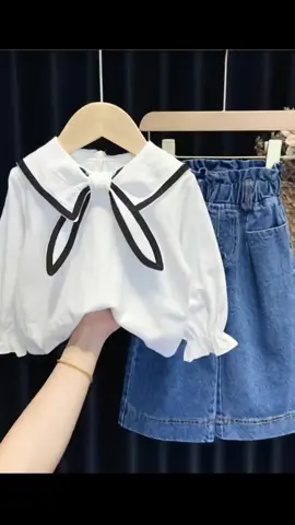 Style sailor look untuk si kecil yang gemesin banget 💕✨ Cocok buat jalan-jalan & bikin tampil makin modis! #BajuAnakPerempuan #SetelanAnak #onesetanak  #FashionAnak #OutfitAnak 
