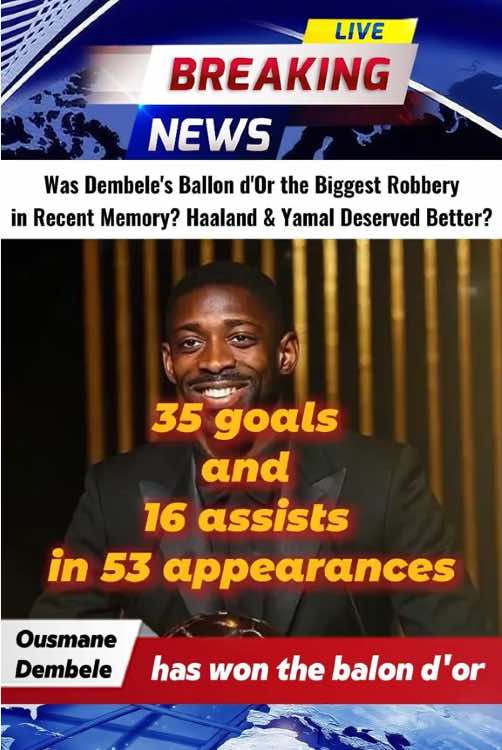 ⚽️⚽️⚽️#fyp #ballondor #fy #ousmanedembele #breakingnews 