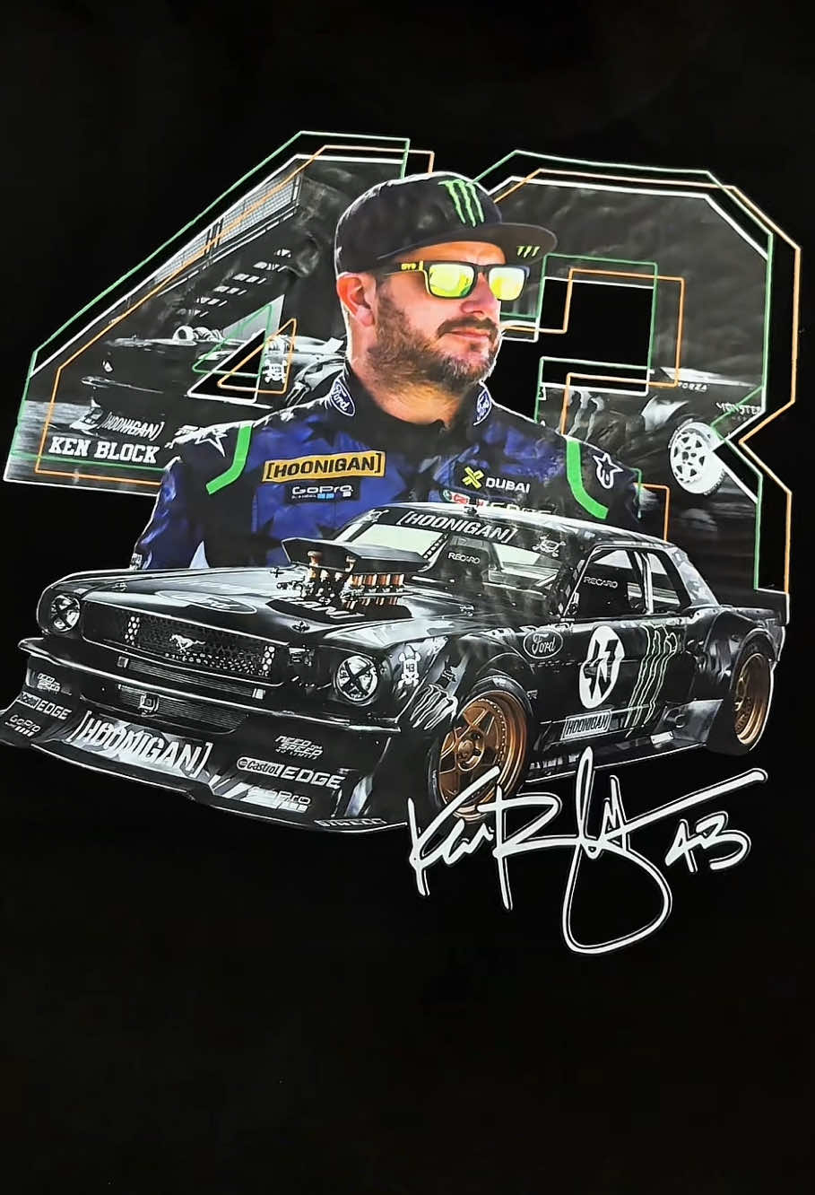 Legend racing  on your back #kenblock #43legacy #hoonigan #rallylife #shirt 