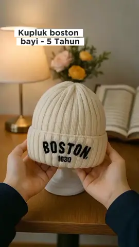 Kupluk Boston uk Bayi#kupluk #kuplukbayi #kuplukmurah #topianak 
