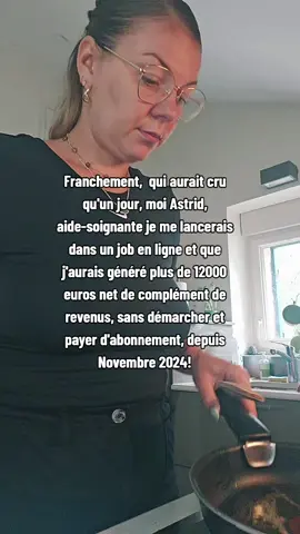 Jamais j'aurais pensé gagné autant dans ce job en ligne en plus de mon travail d'Aide-soignante.   Tu veux des infos ?  Ecris