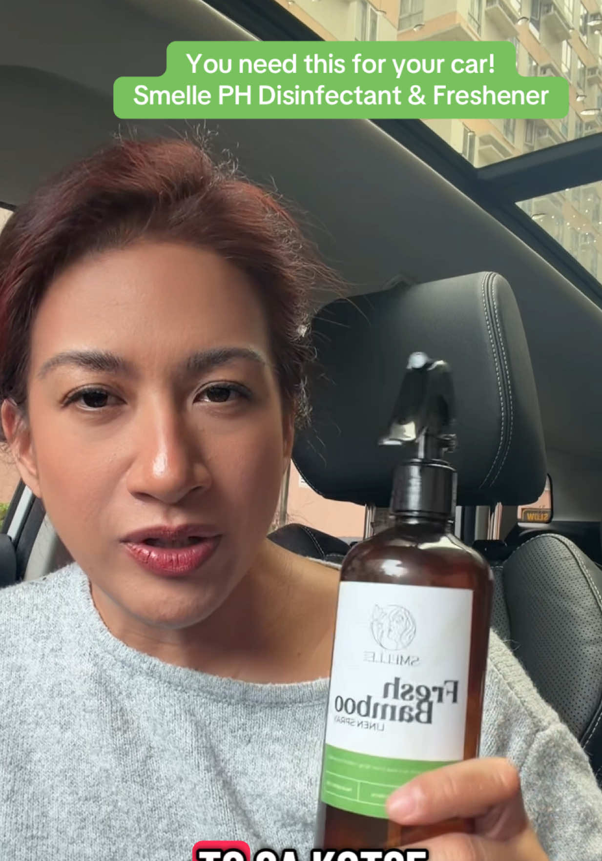 Your car is an extension of your home. Keep it disinfected and smelling fresh. I use @Smelle Ph ‘s linen spray and disinfectant. 