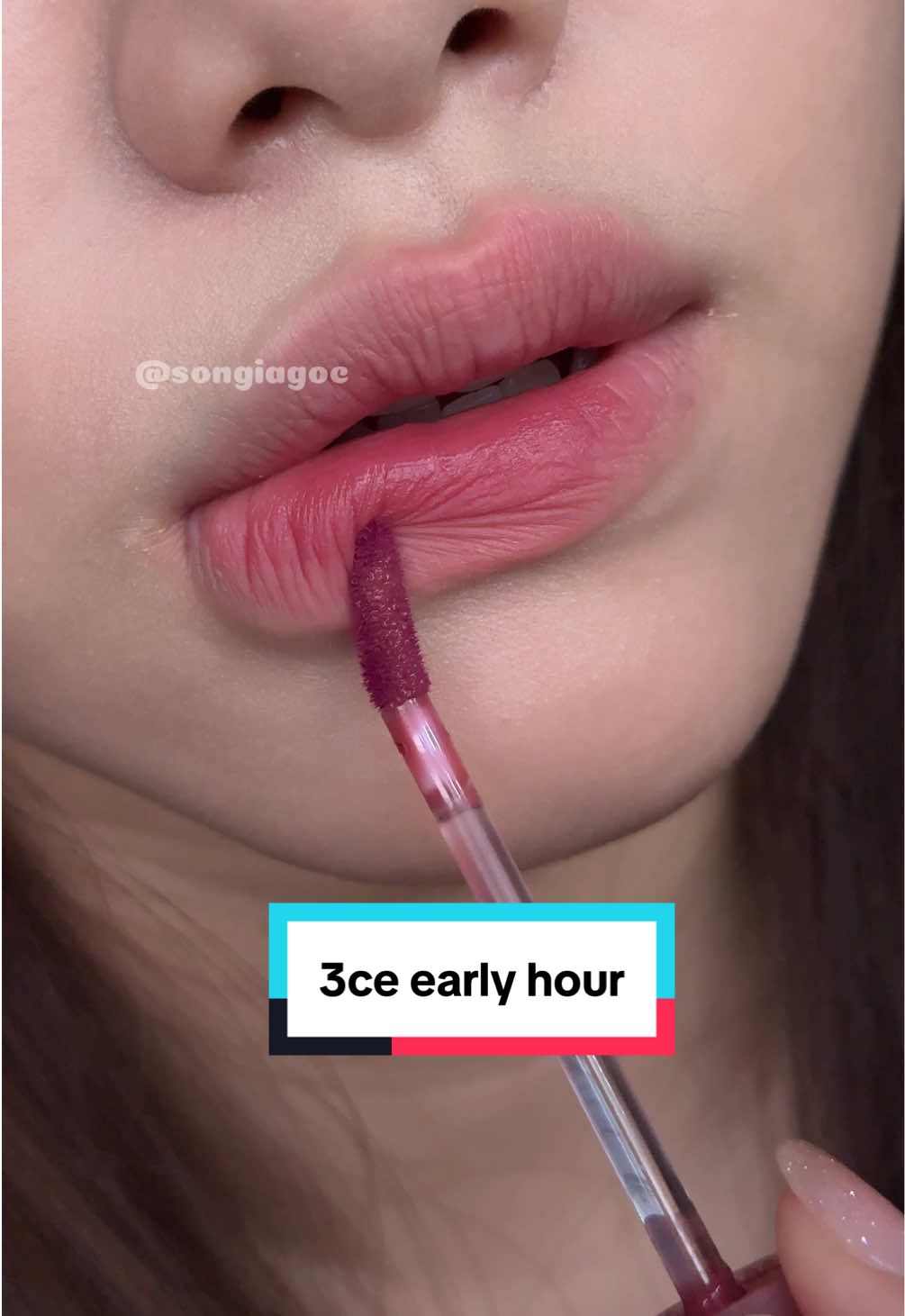 3ce Early hour hồng phấn!! #songiagoc #3ce #son3ce #3ceearlyhour #3ceblurwatertint 
