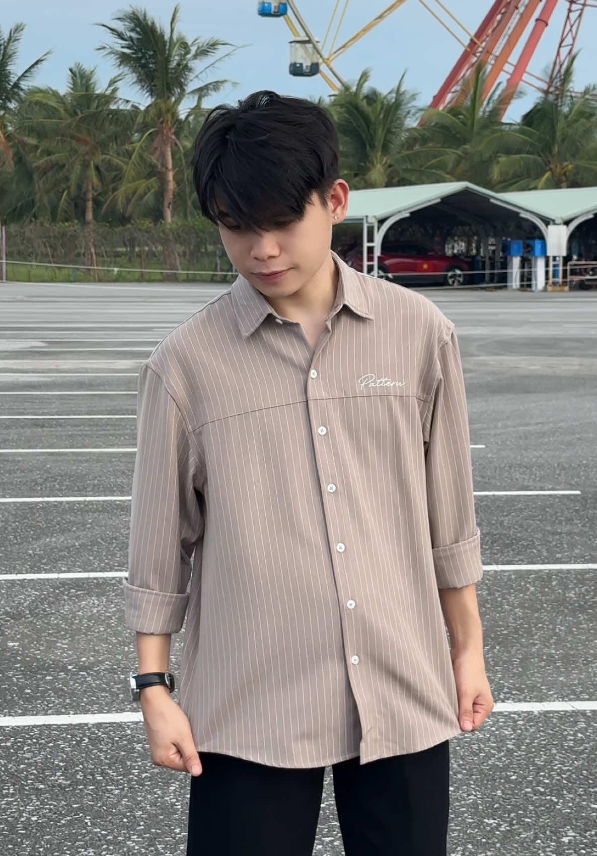 Áo sơ mi này mặc vừa đẹp vừa sang mê nha anh em😍 #xuhuong #reviewlamdep #tiktokshop #luongloveyou #pattern 