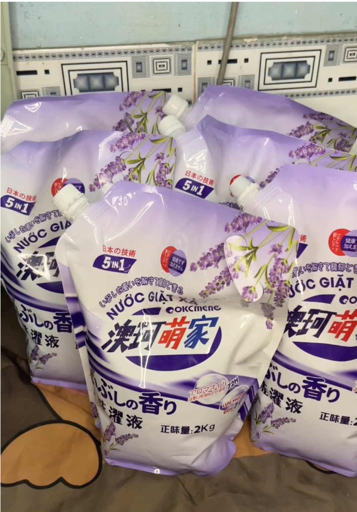 Nước giặt 5in1 công nghệ Nhật Bản sạch sâu thơm lâu bên màu #nuocgiat 