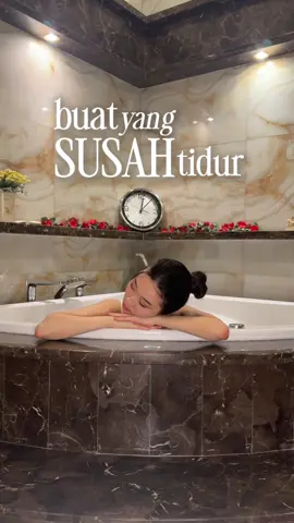 night routine buat yang susah tidur🙈🖤 @Dr Teal’s Indonesia 