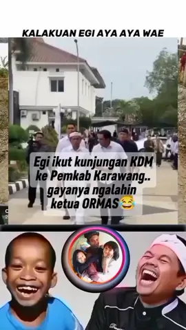 Egi ikut kunjungan KDM ke Pemkab Karawang  #lucu #egikdm #videoviral #tiktokviral #fypage 