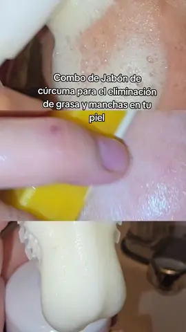 Jabón de cúrcuma esta disponible aqui en tiktok shop para todo tipo de piel saca la grasa las manchas de tu rostro #jabóndecúrcuma #limpiezafacial #facialcleansing #cúrcuma#manchasenlapiel 