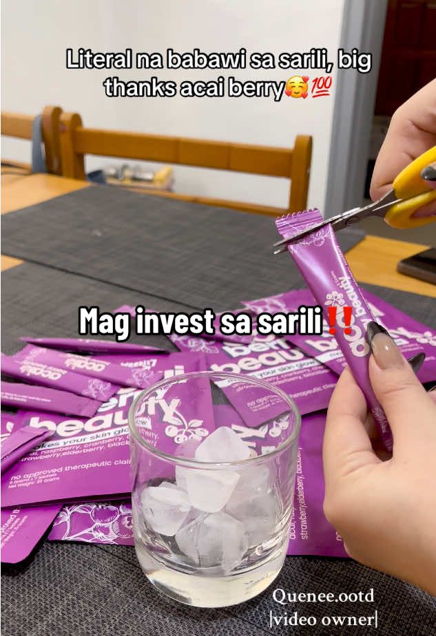 Grabeeee iba ang glow ng skin ko, thankyou acai berry😩💯 #acaiberry #acaiberryjuice #beautydrink #skincare #GlowUp 