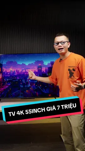 TV 4K 55INCH giá chưa đến 7 triệu!!! #HUNGRV #coocaavietnam #SuperBrandDay #Dandausongnghe #Tramtrieudealme