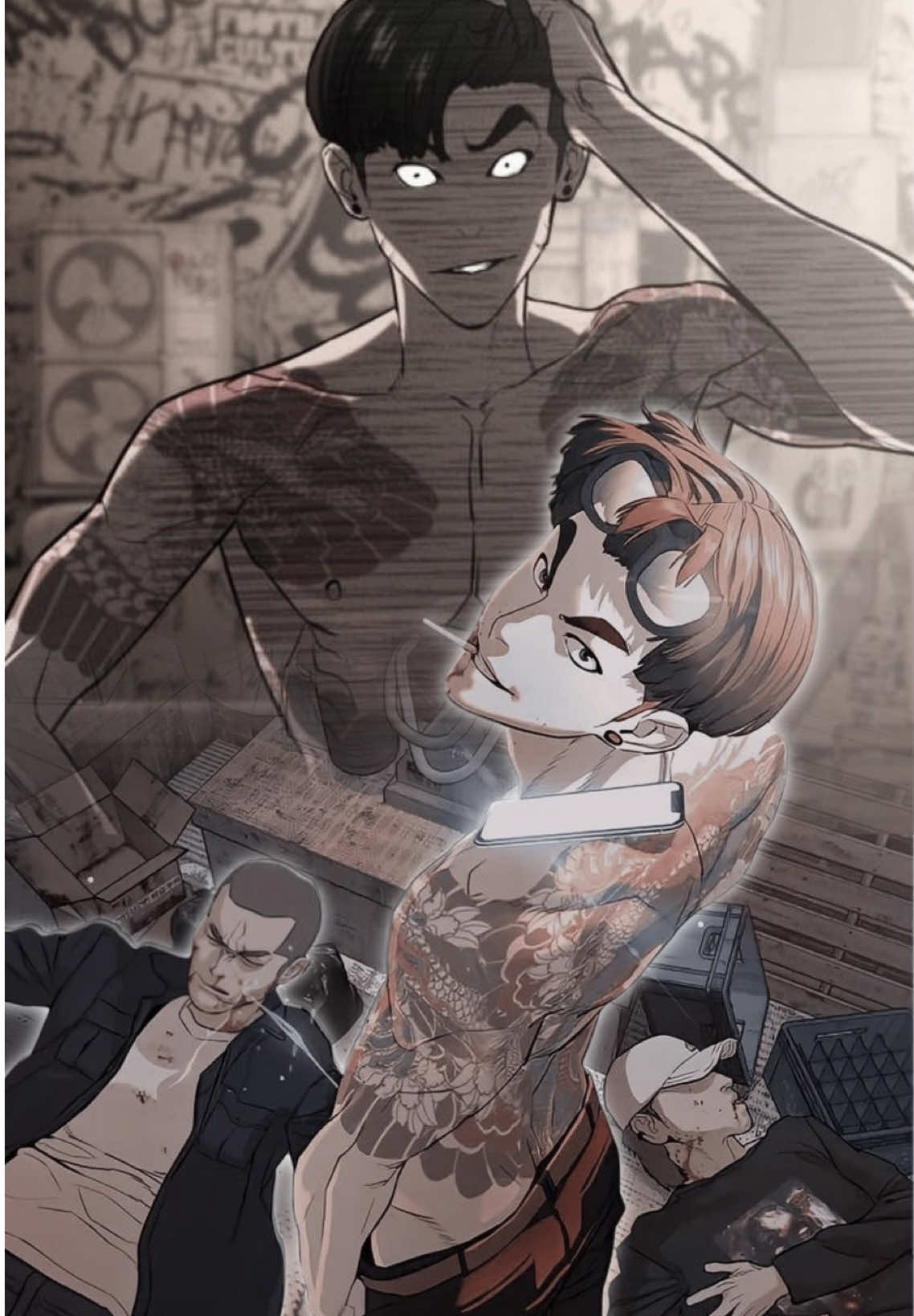 cap tren vid🥸  #howtofight #lookism #kkilw #4rvly_grp #frv_grp 