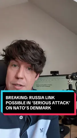 BREAKING: Russia Link Possible in ‘Serious Attack’ on NATO’s Denmark 🔴 The Danish Prime Minister said she cannot rule out the possibility that Russia is behind the major disruption to Copenhagen airport, calling it a 