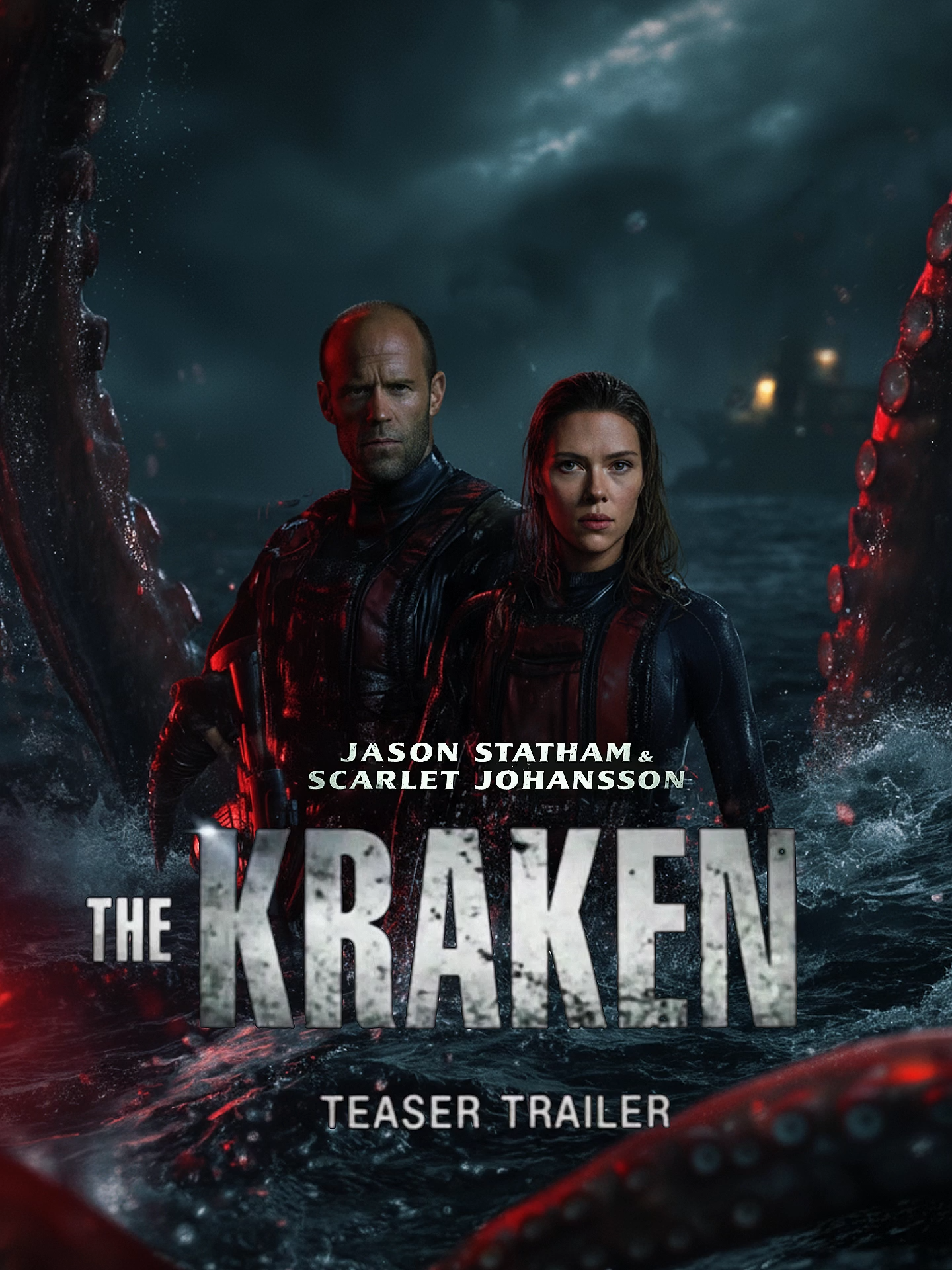 KRAKEN (2026)  Tráiler Oficial  Jason Statham, Scarlett Johansson | Concept Trailer  #trailer #kraken #liveaction #JasonStatham #ScarlettJohansson