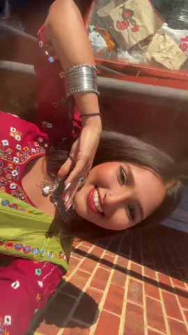 Dil hari gayo…🥰 #fup #browngirl #garba25 