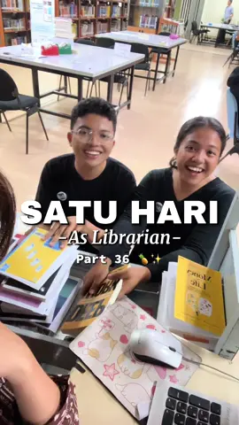 Bagian 36|| Guys perpus new boks jangan lupa pinjem yak #adayinmylife #library #trend #mahasiswa #books 