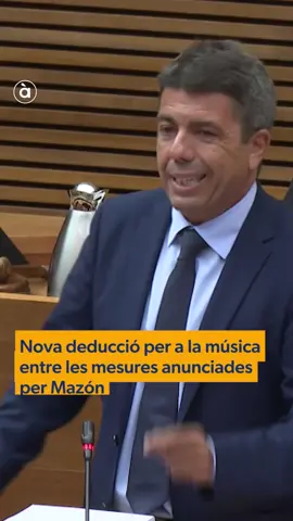 🎼Mazón anuncia una tercera fase de la reforma fiscal que inclourà, per primera vegada, desgravacions per a l'ensenyança i pràctica de música. En concret, hi haurà deduccions per la compra d'instruments i partitures, les taxes i quotes de conservatoris i escoles de música (tant públiques com privades), despeses vinculades a formació i perfeccionament, les quotes de socis a societats i bandes musicals, i l'assistència a concerts 