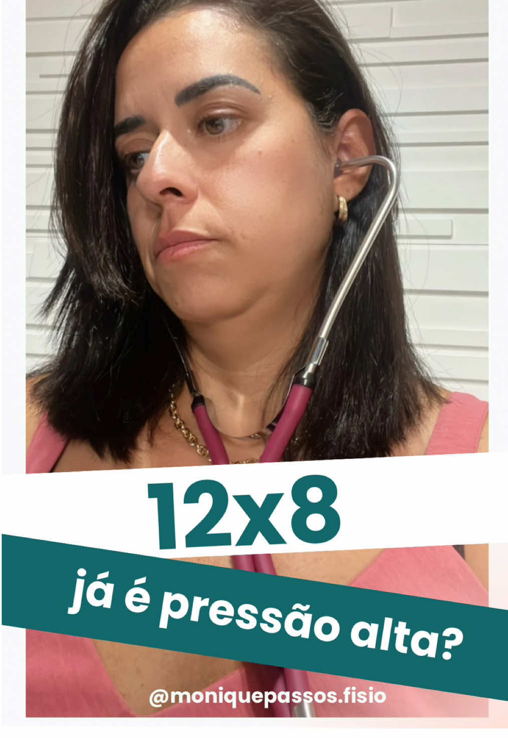 🚨 O famoso 12 por 8 não é mais pressão “normal”! A nova diretriz da Sociedade Brasileira de Cardiologia já considera esse valor como pré-hipertensão. ⚠️ É um sinal de alerta: hora de cuidar do estilo de vida e prevenir problemas no futuro. #fisiomoniquepassos #hipertensao #novadiretriz #cardiologia #medidaspreventivas 